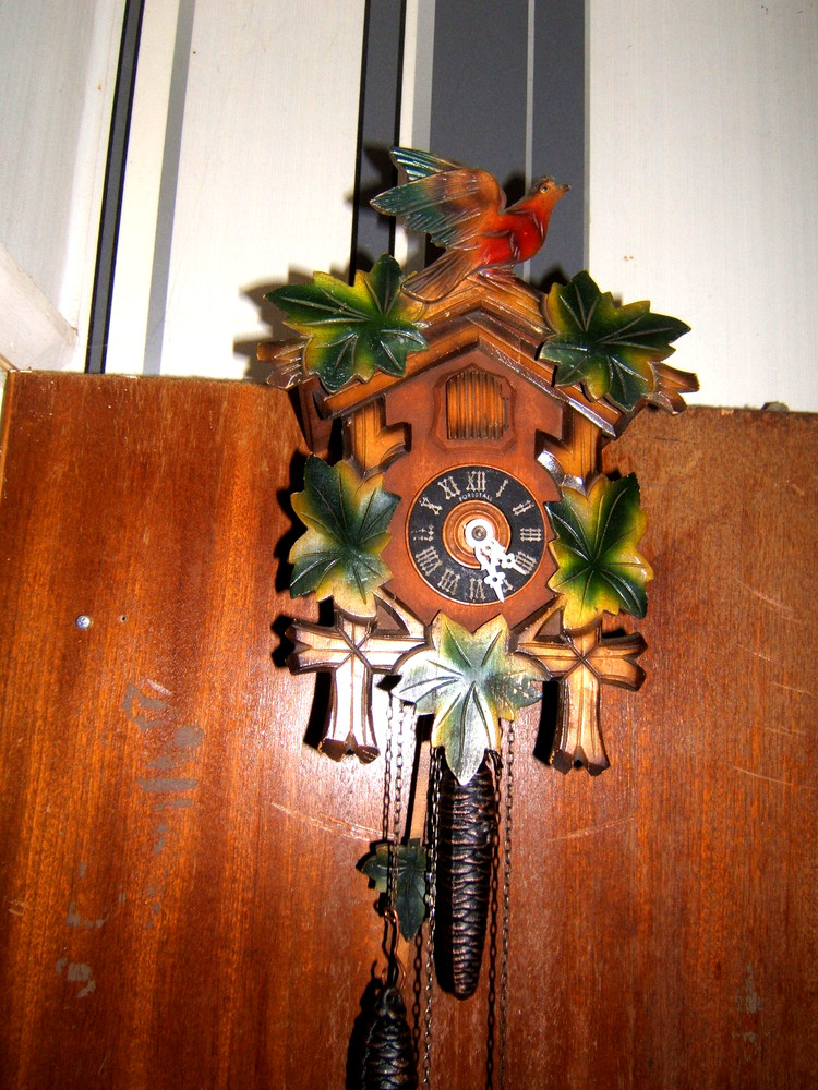 Vintage German Black Forest Cuckoo Clock, not fully working