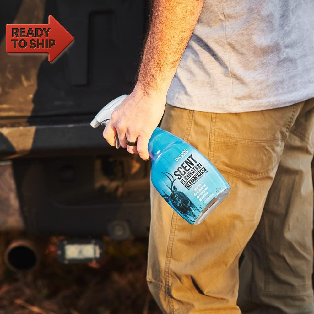 D/Code Unscented Field Spray, Scent Elimination, Choose Size