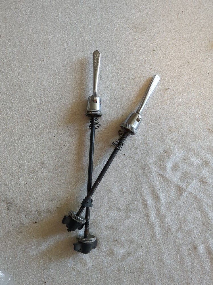 Vintage Simplex Quick Release Skewer Set Front And Rear