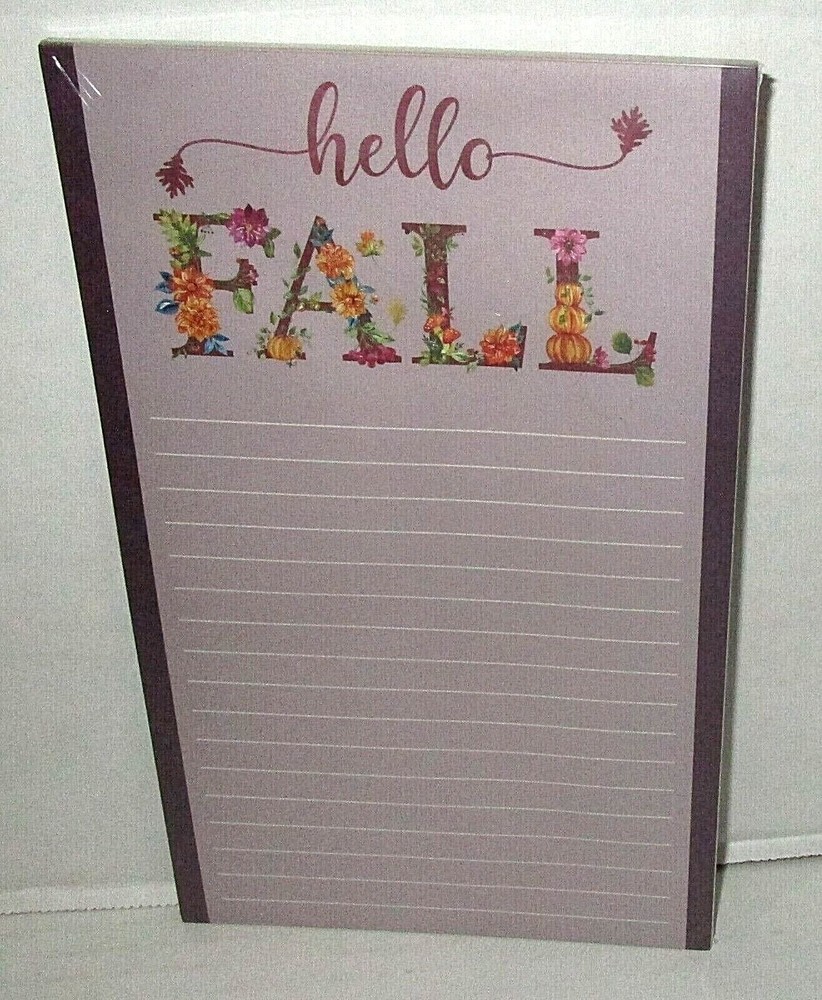 FALL NOTEPADS Assorted Titles [Your Choice] #2