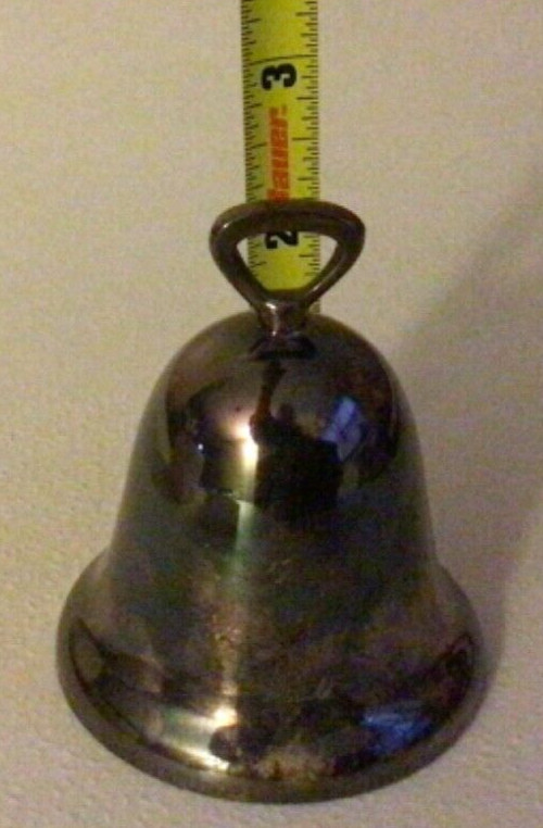 Reed & Barton Silver Plated 25th Anniversary Engraved Dinner Bell
