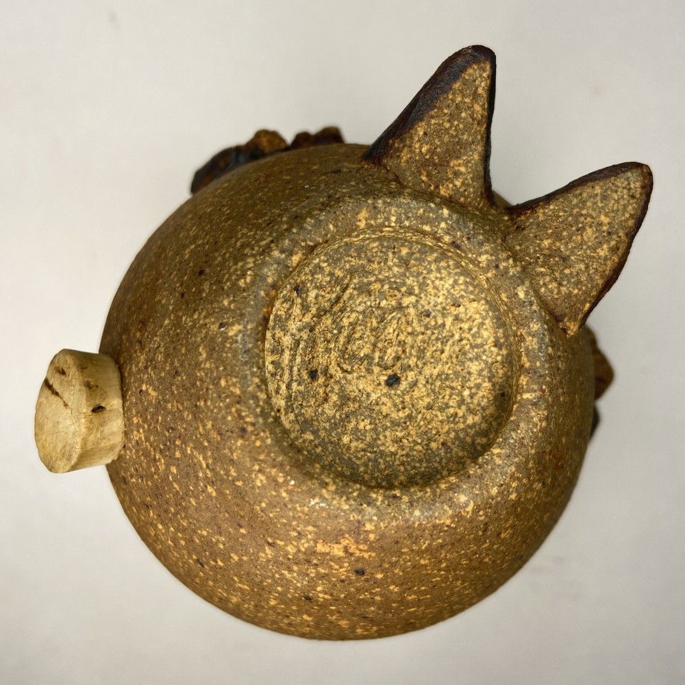Studio Art Pottery Single Shaker Artist Signed Handmade Cute Creature!