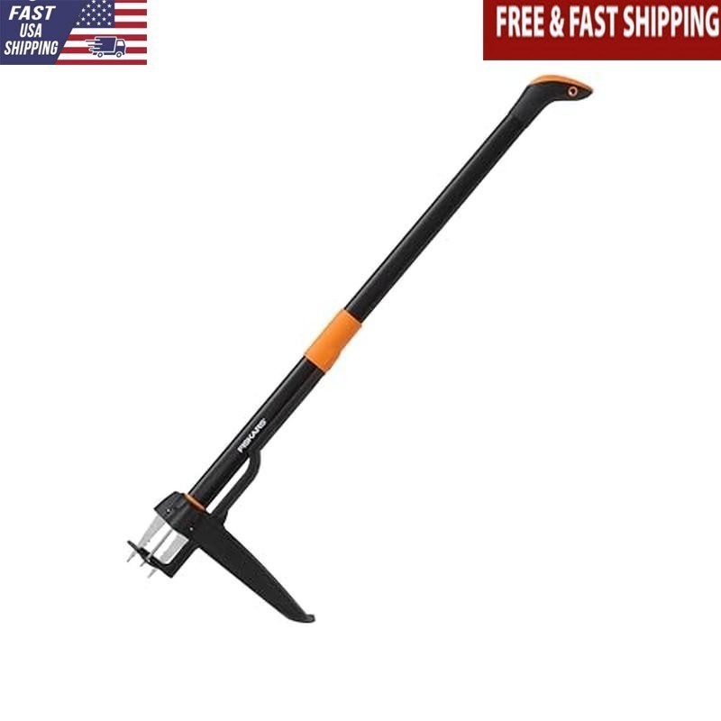 4-Claw Weeding Tool Long Handle Easy-Eject Manual Weed Remover Garden Tool New