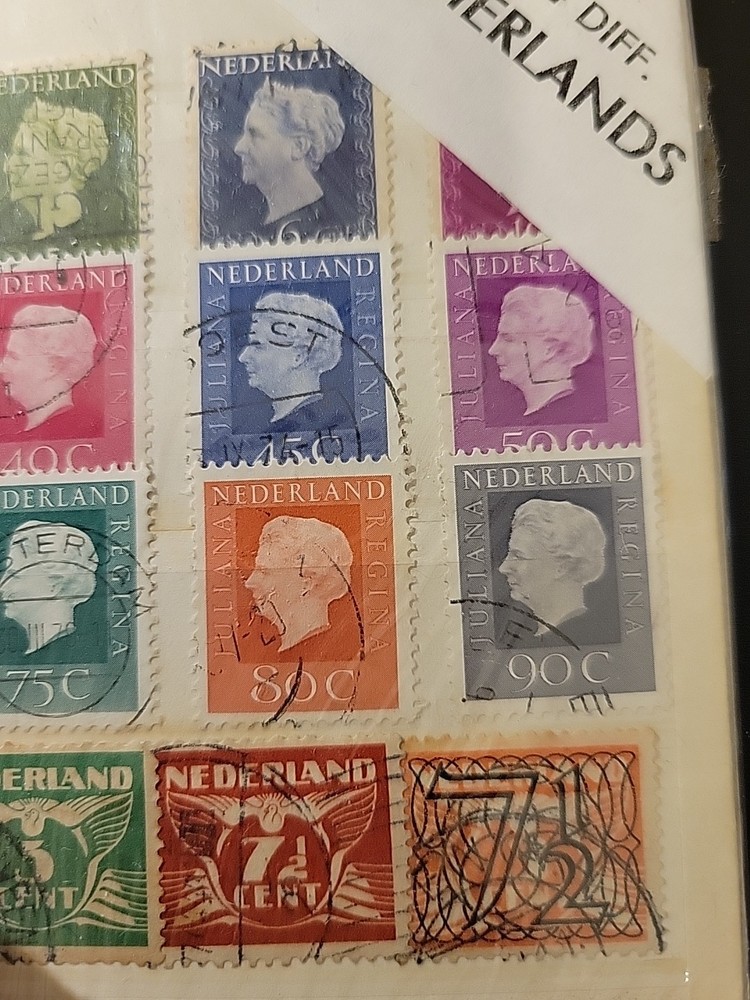 Used 24 NETHERLANDS stamps