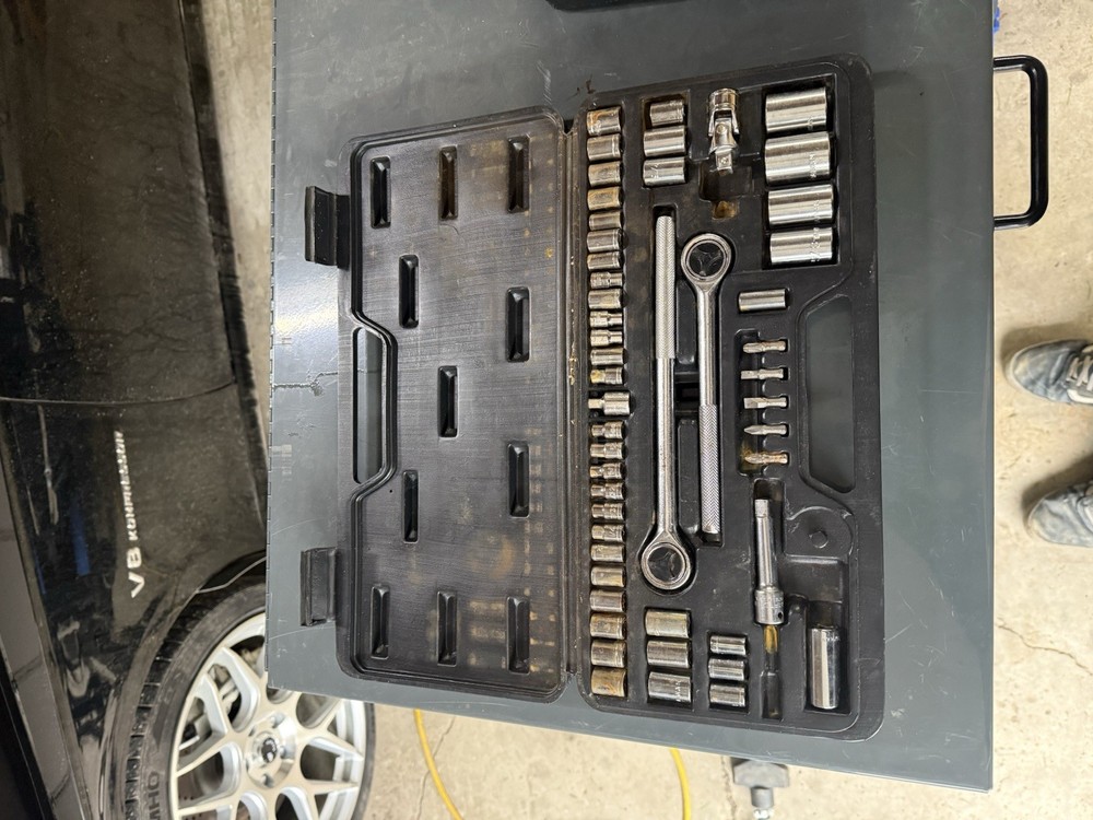 Emergency Roadside Tool Kit With Jumper Cables