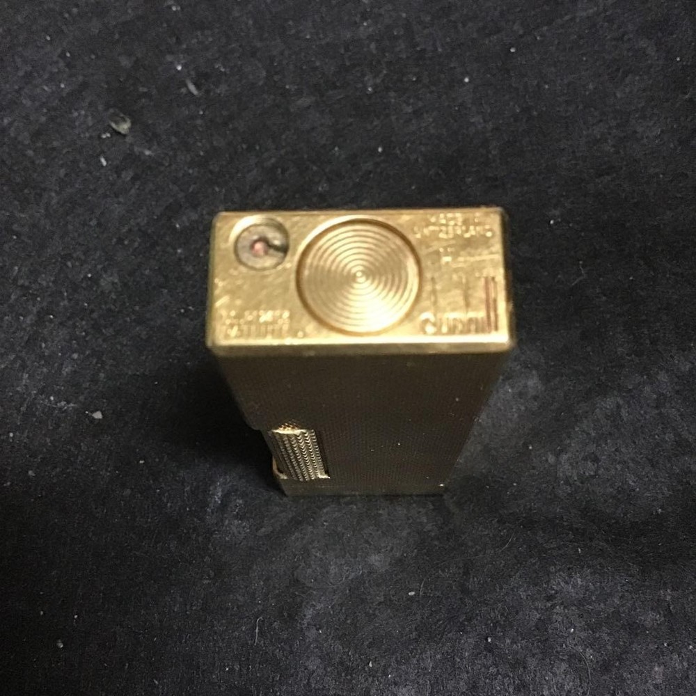 Overhauled Dunhill Rollagas lighter Gold without box