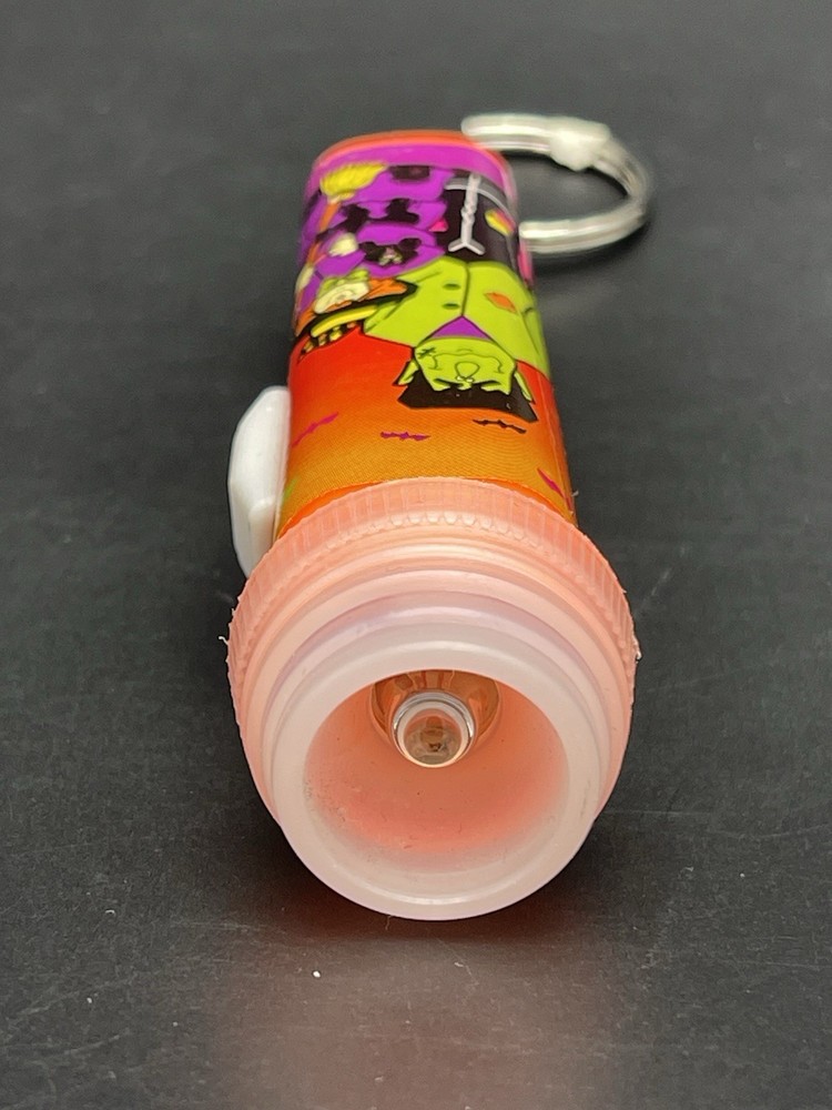 Halloween3 1/2"  Mini Flashlight with Key Chain Tested