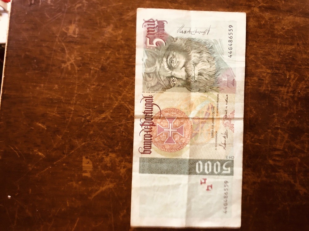5000 Portugueses Escudo Note