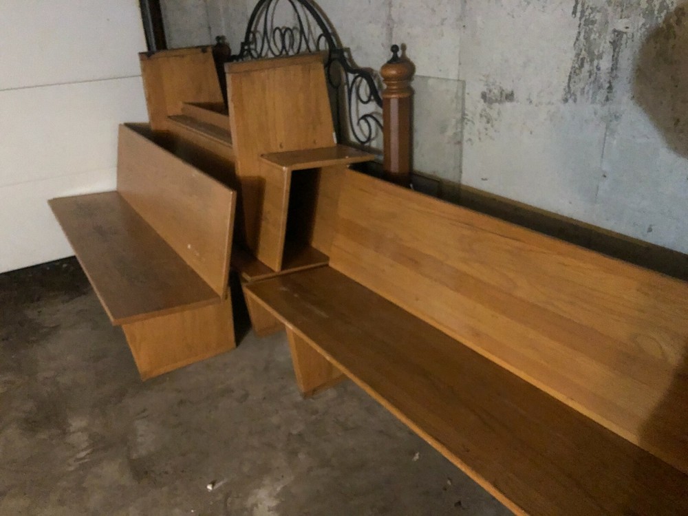 Solid Oak/Wooden Pew Bench