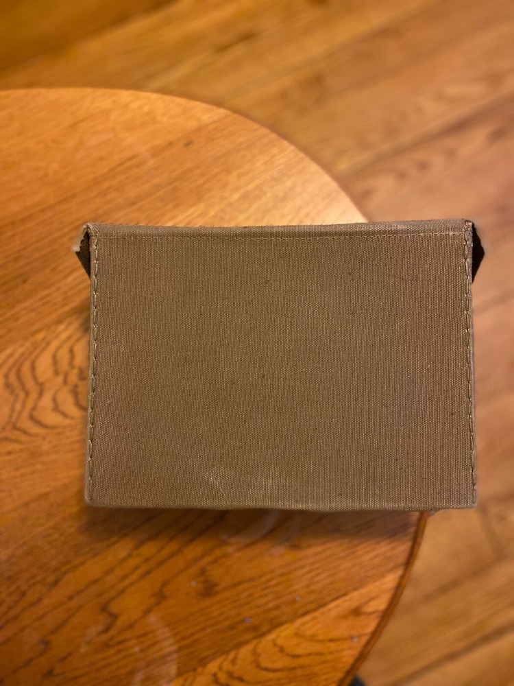 Czech Military Issue Optical Box, Canvas, NOS