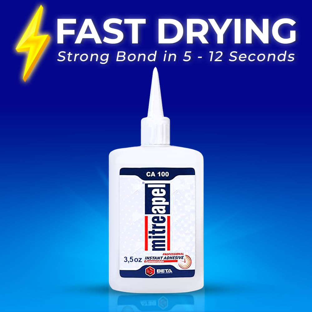 CA Glue with Activator (4.5 oz - 16.9 fl oz.) - 1 Pack Clear