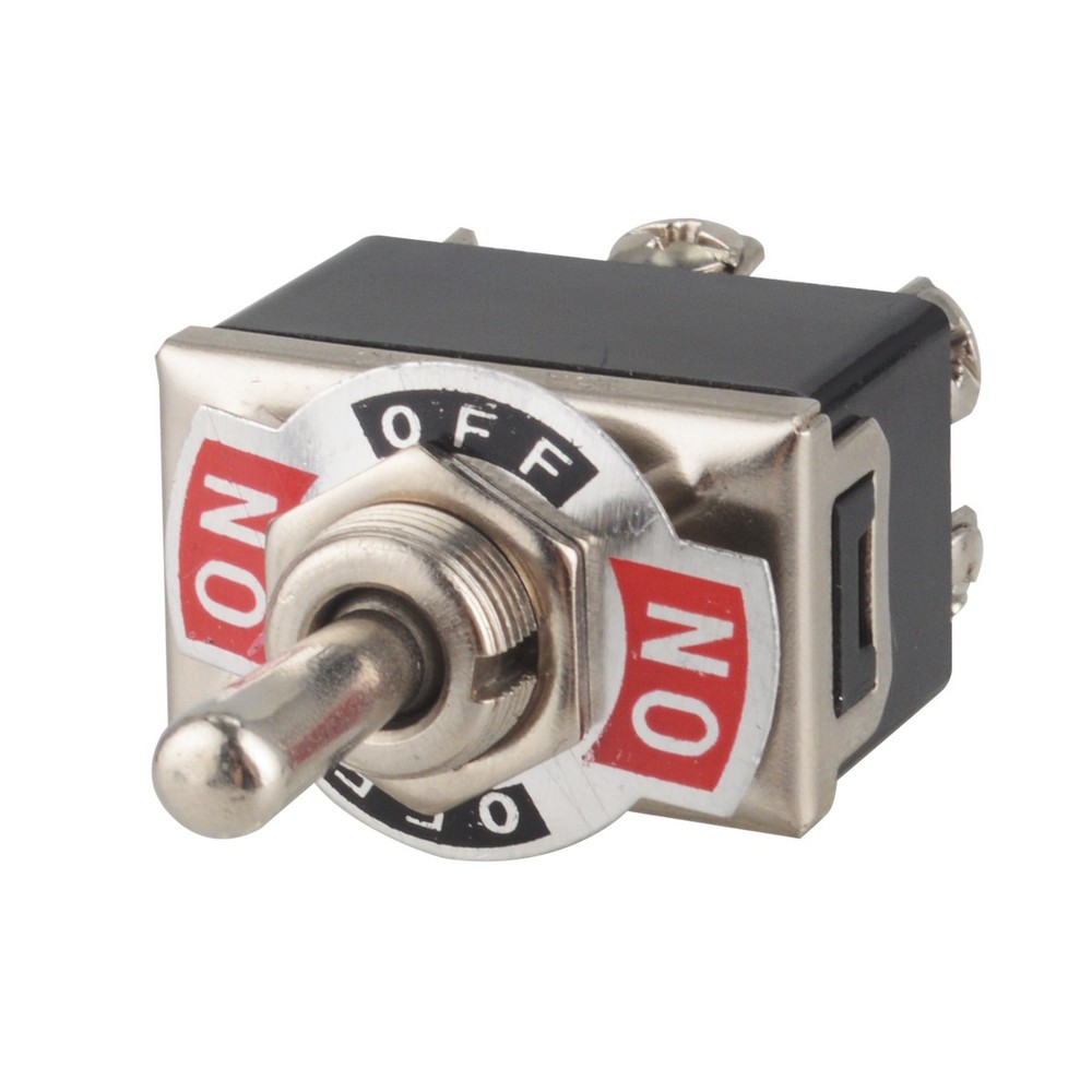 DPDT 2 Pole Double Throw 6 Term On/Off Heavy Duty 20A 250V Toggle Switch Control