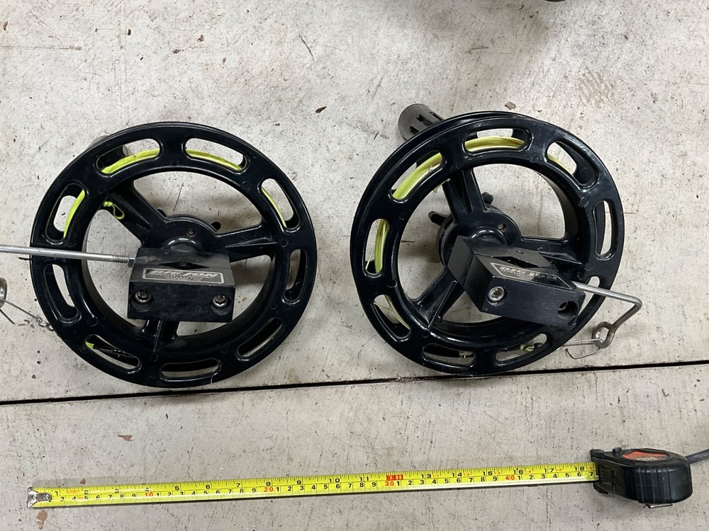 Big Jon Trolling Reels (2), nice shape, for planer board trolling