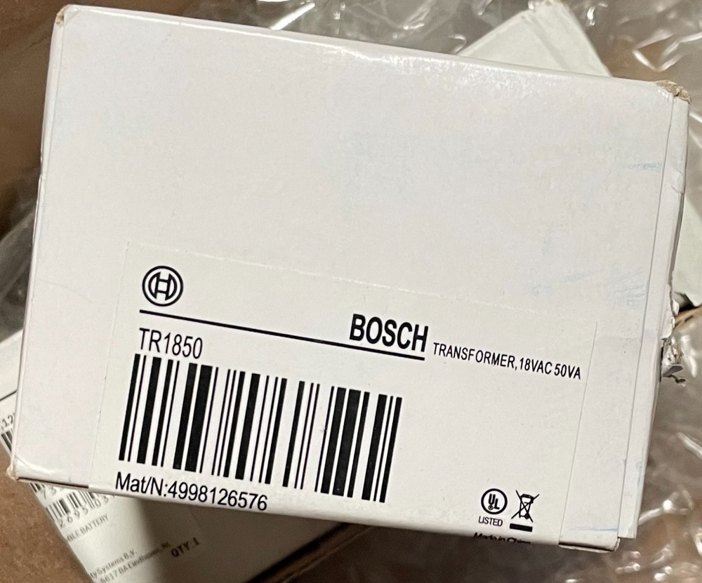 Bosch Complete Security Control Panel Kit – B5512-D, D8103 Enclosure, TR1850