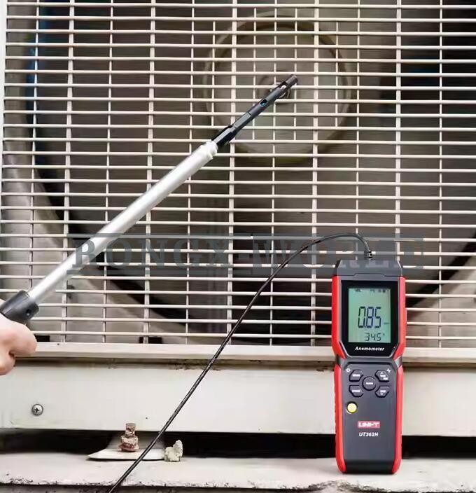 UNI-T UT362H Hot Wire Anemometer Sensor Wind Velocity/Volume/Temperature Tester