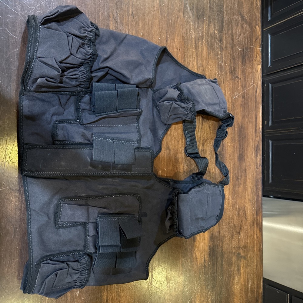 tactical vest black