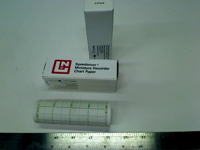 LEEDS-NORTHRUP SPEEDMAX MINIATURE RECORDER CHART PAPER - 3 ROLLS 537010