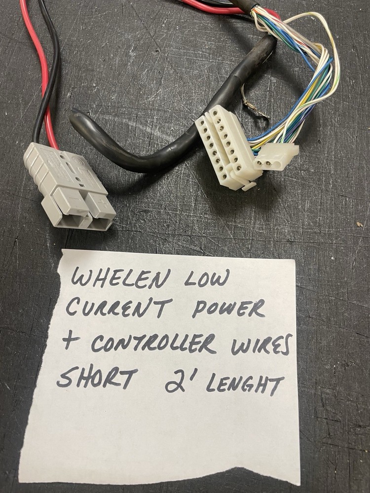 Whelen Liberty Low Current Power & Control Cable with Connectors Short Cable 2’