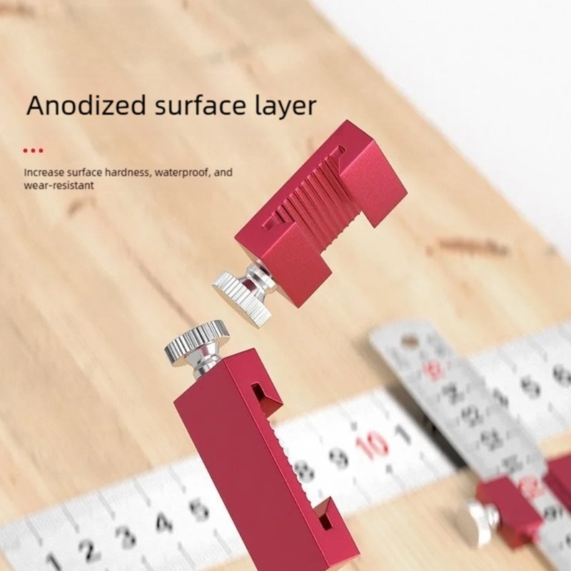 Engineer Grade Ruler Positioning Tool Featuring Durability Alloy Construction