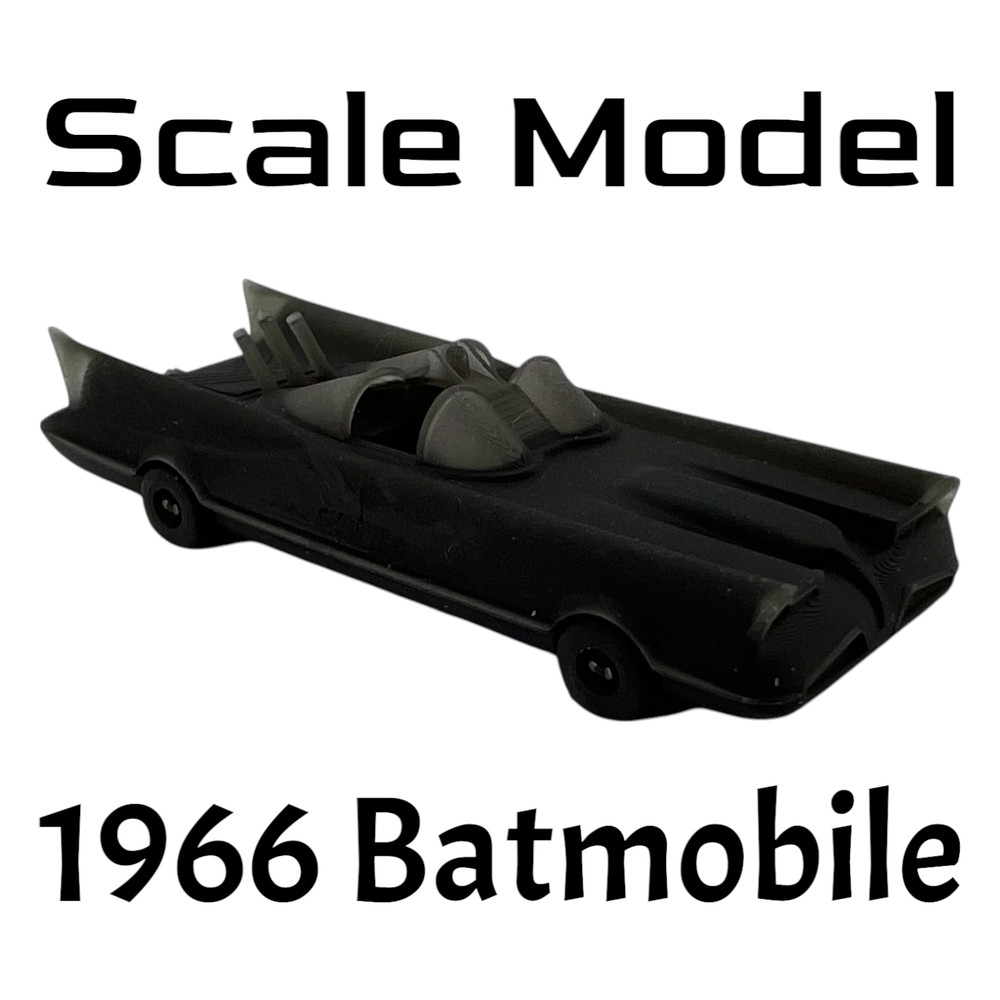 Batmobile - Original '66' - Z Scale - Black