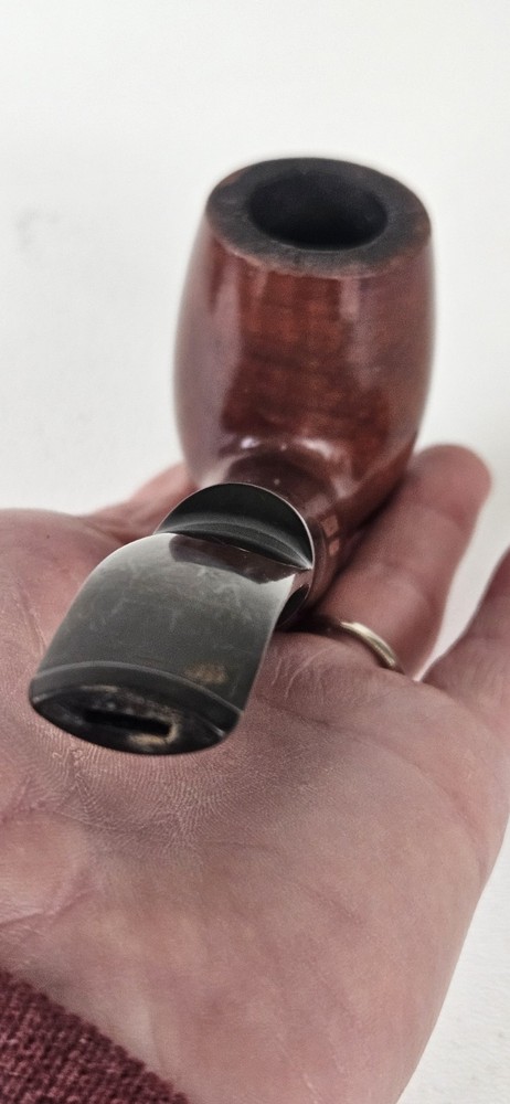 Vintage Italy Imported Briar Fireside Bent Smoking Pipe