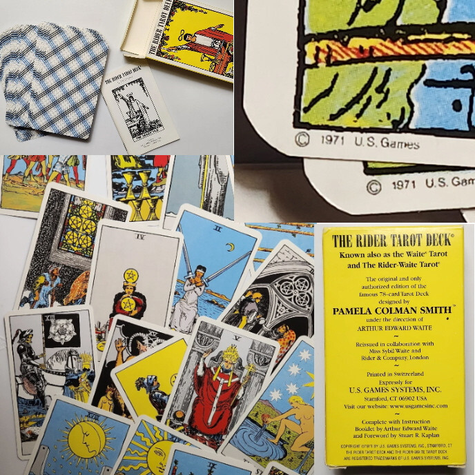 1971 RIDER TAROT DECK - THE MAGICIAN - PRINTED IN SWITZERLAND