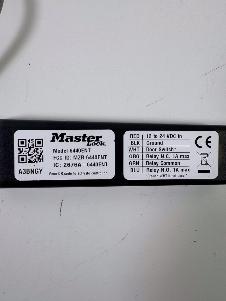 MASTER LOCK 6440ENT Bluetooth Door Controller Proximity Entry System