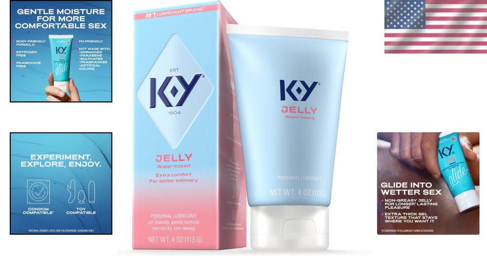 Extra Thick Water Based Lubricant 4 Fl Oz Glide for Better Intimate Experience