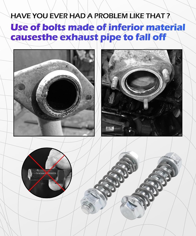 Exhaust Manifold Bolt and Spring Kit