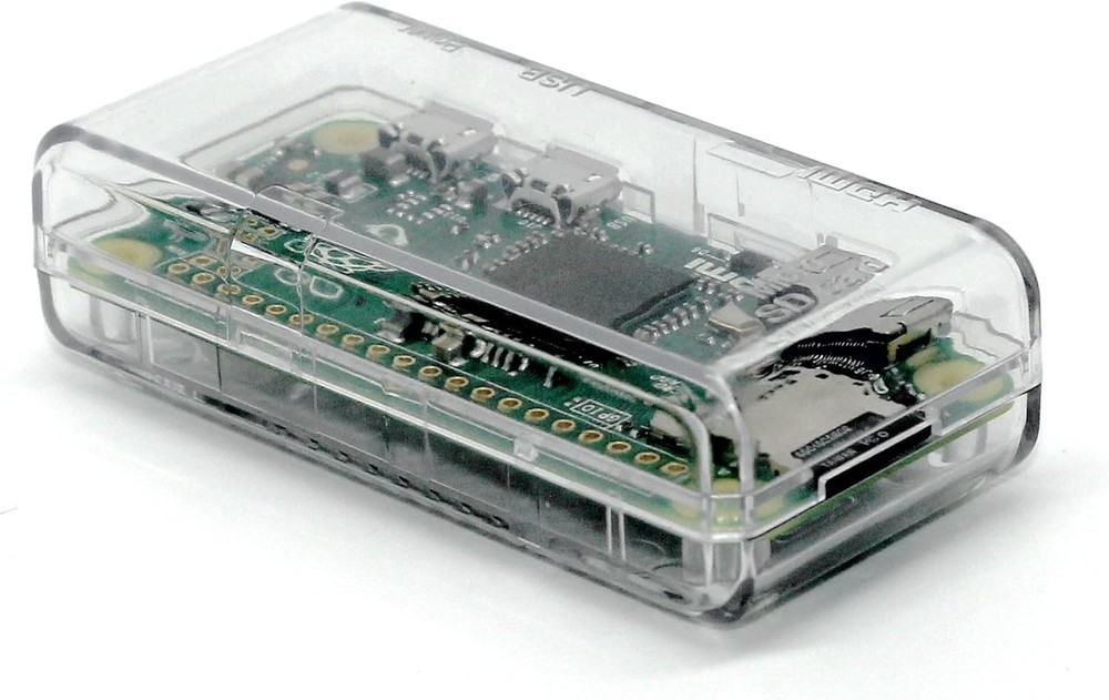 Protective Raspberry Pi Zero Case - Wall Mount, All Ports Accessible