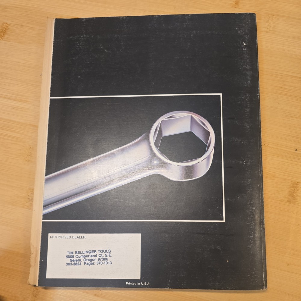 Cornwell Quality Tools Catalog 1998