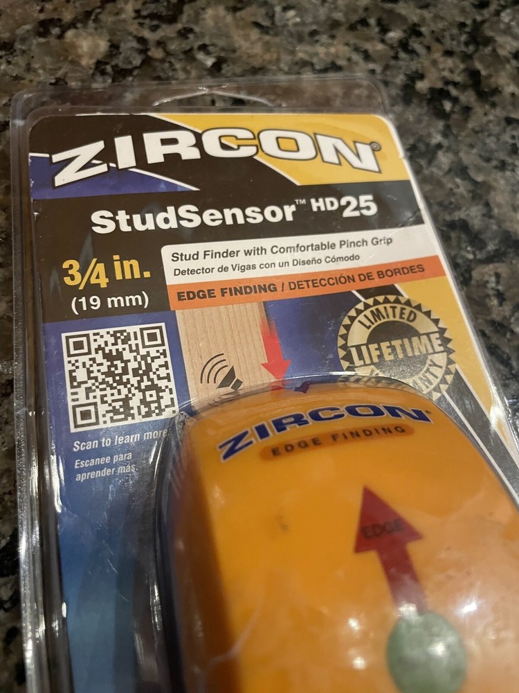 ZIRCON -StudSensor HD25 Edge Finding Stud Finder 3/4 In
