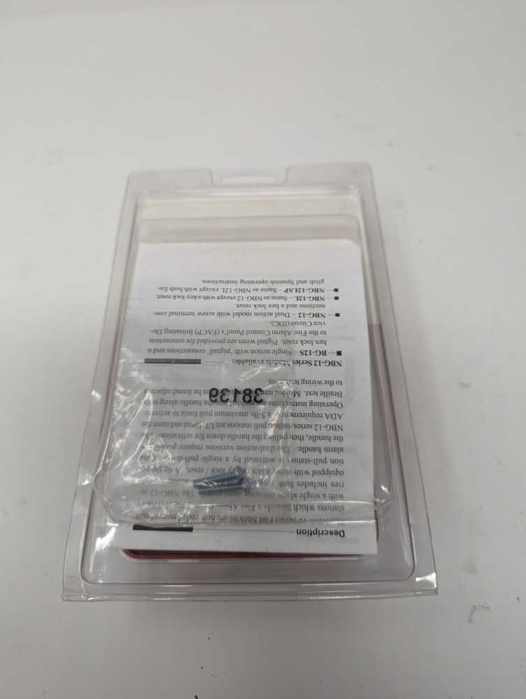 Notifier NBG-12 Dual Action Pull Station for Fire Alarms Manual Pull