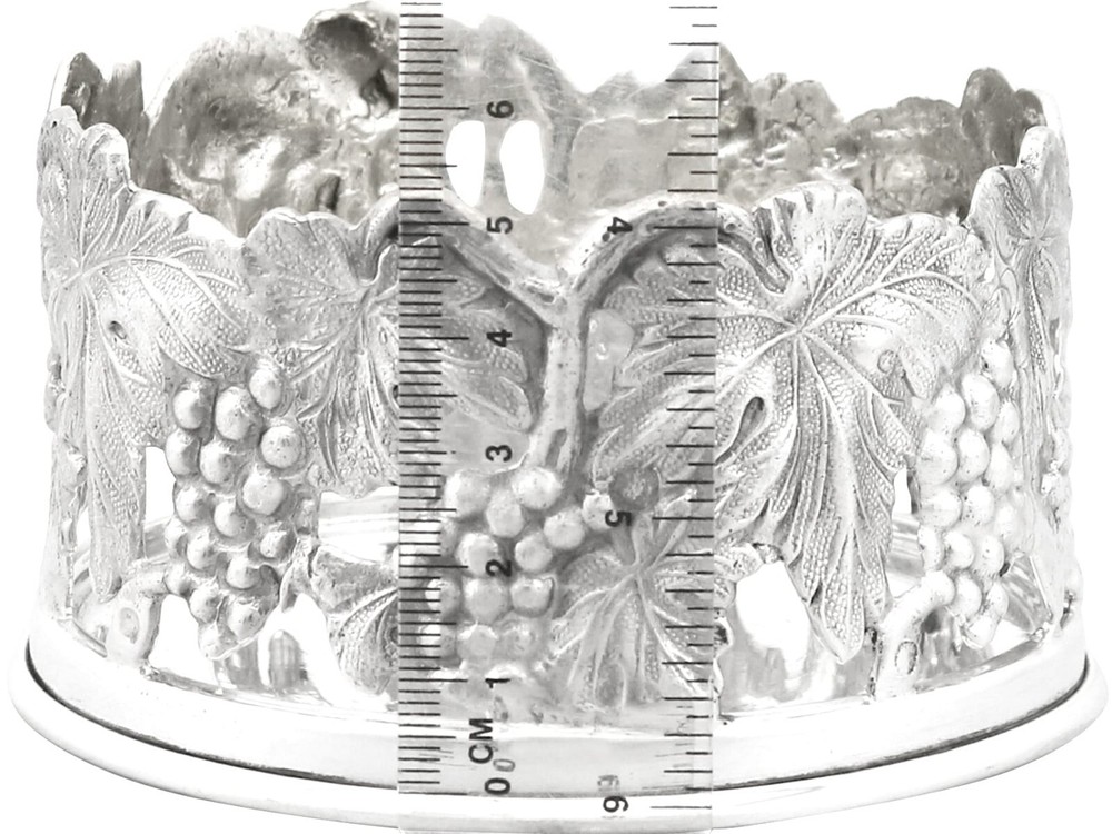 Continental Silver Coasters, European, 1960s