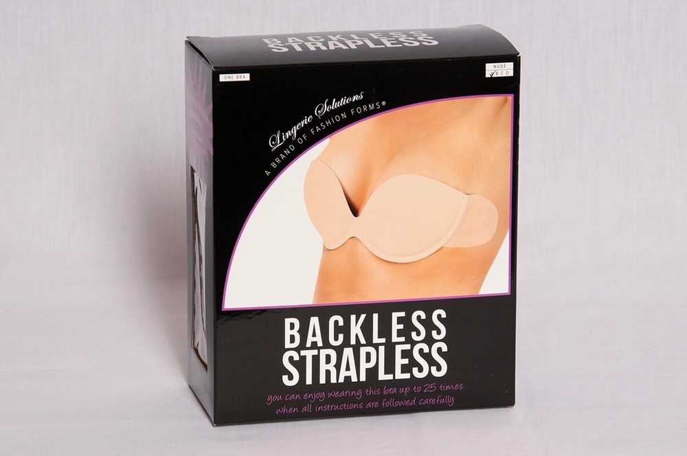 Lingerie Solutions Adhesive Strapless Backless Bra – Nude – Size A
