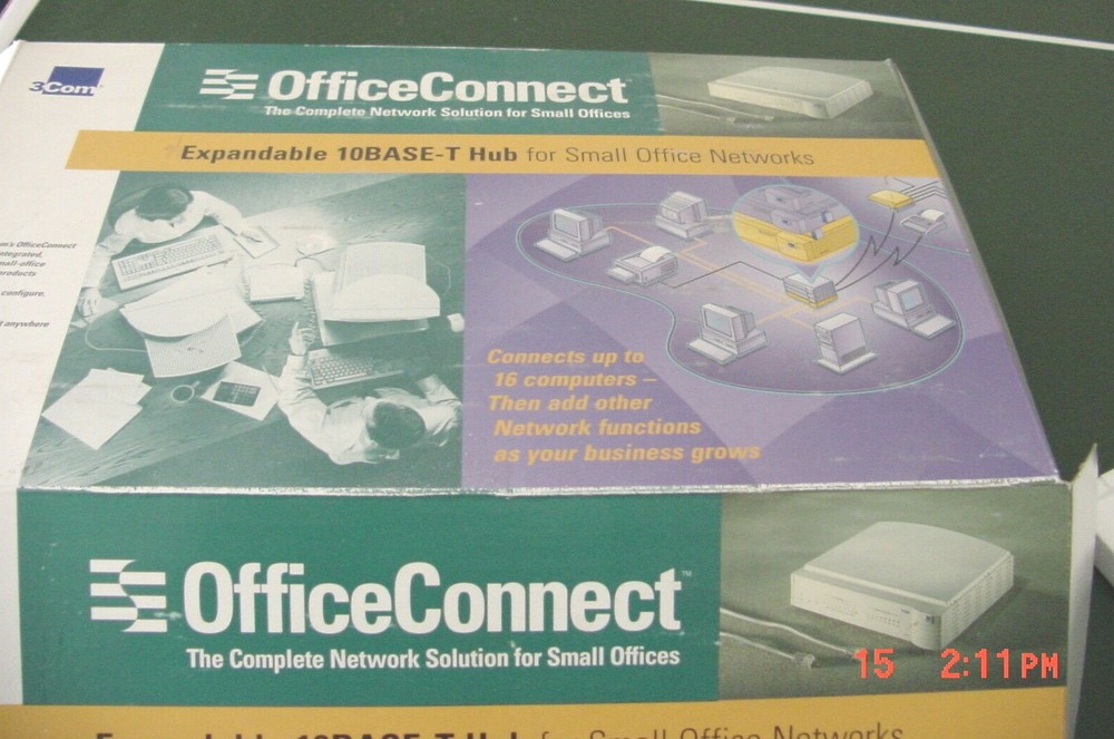 3 COM EXPANDABLE 10 BASE T HUB