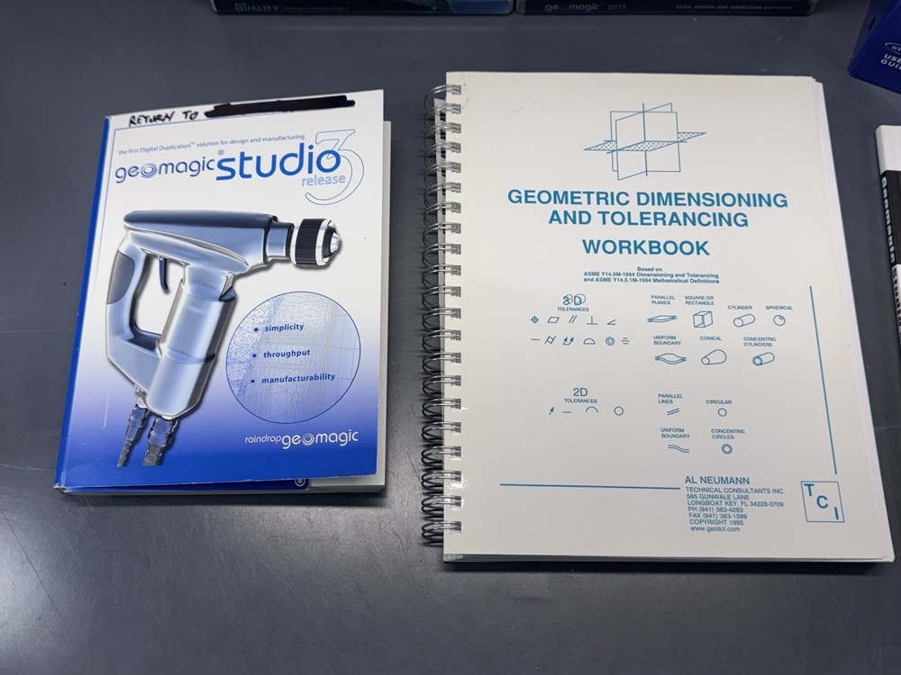 Geomagic Reverse Engineering Software Media Manuals Discs Lot - No Licenses