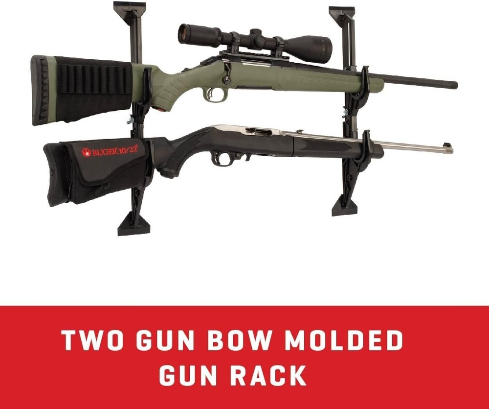 Adjustable Truck Gun Rack for Rear Window=