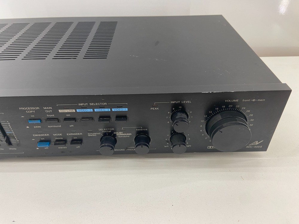 DENON Precision audio component AV control Dolby EQ AVC-500 II Amplifier Japan