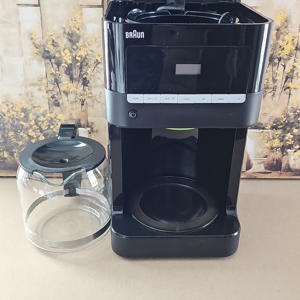 Braun (KF 7000) Black Brew Sense Automatic 12 Cup Drip Coffee Maker Bundle