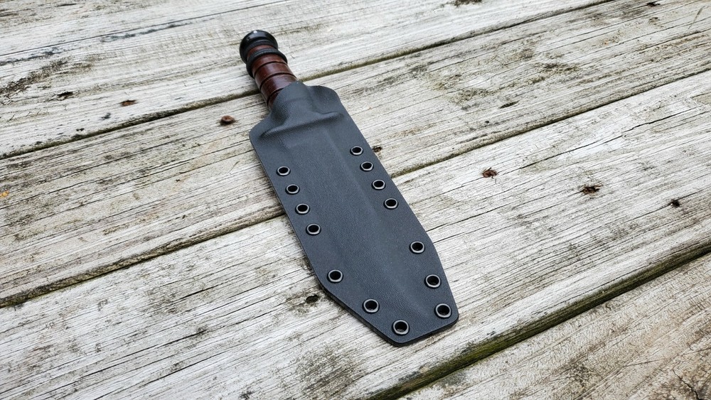 Custom Kydex sheath for KA-BAR USMC Full Size 7" blade