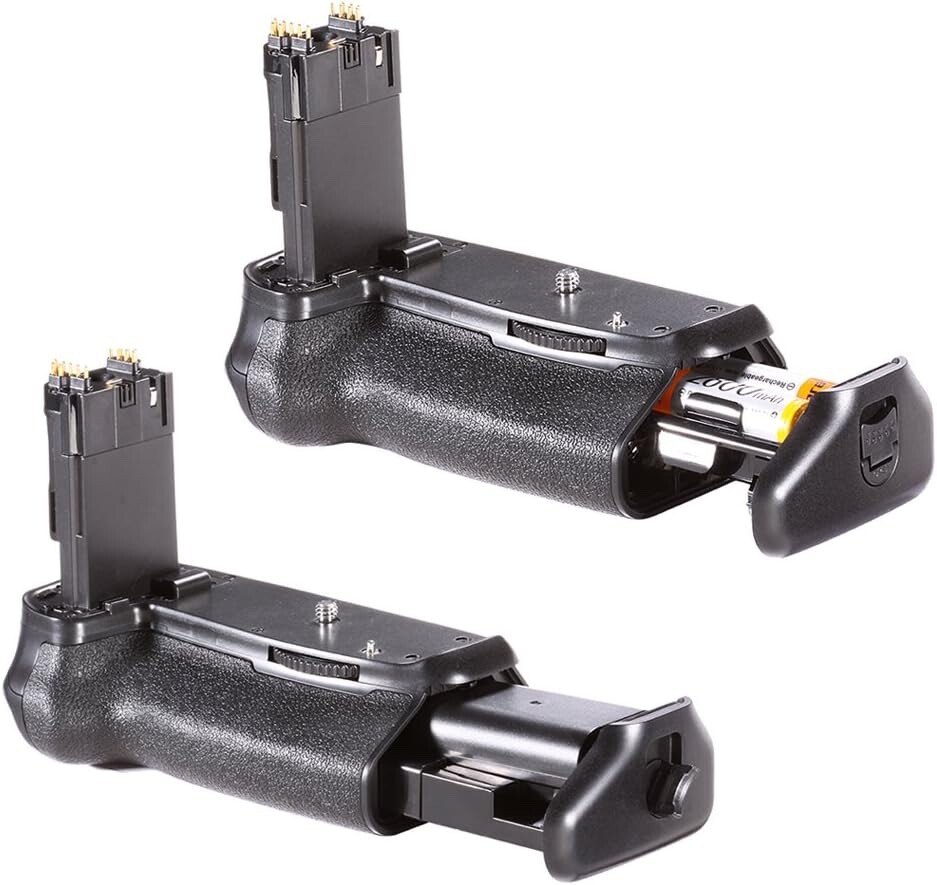 NEEWER Battery Grip (Replacement for BG-E14), Vertical Grip with Shutter/Functio