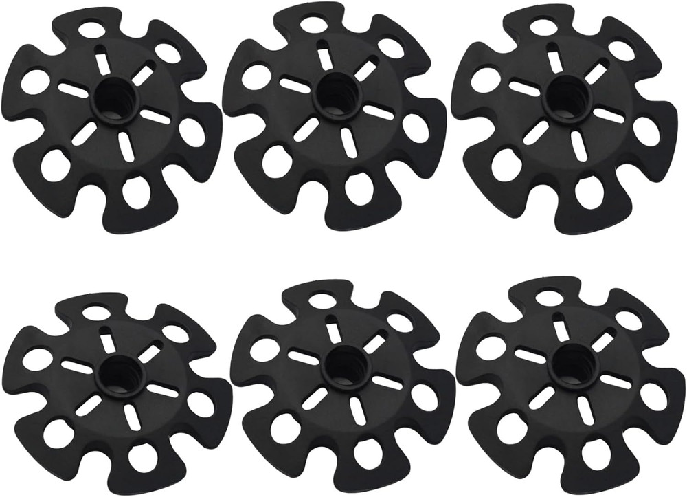 6Pcs Walking Stick Tips, Replacement Rubber Tips for Walking Sticks, Trekking