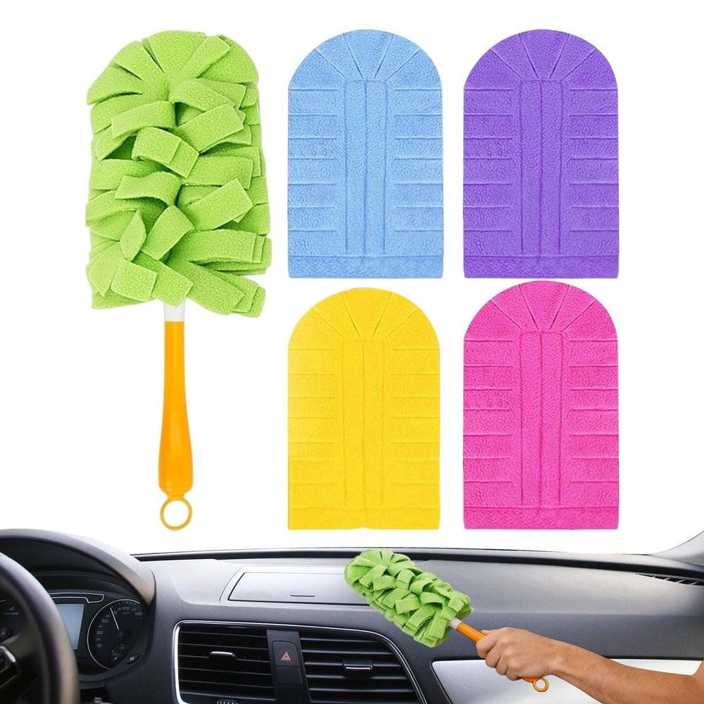 Reusable Dusters 5 Replacement Heads Reusable Cleaner Dusting Wand Tool