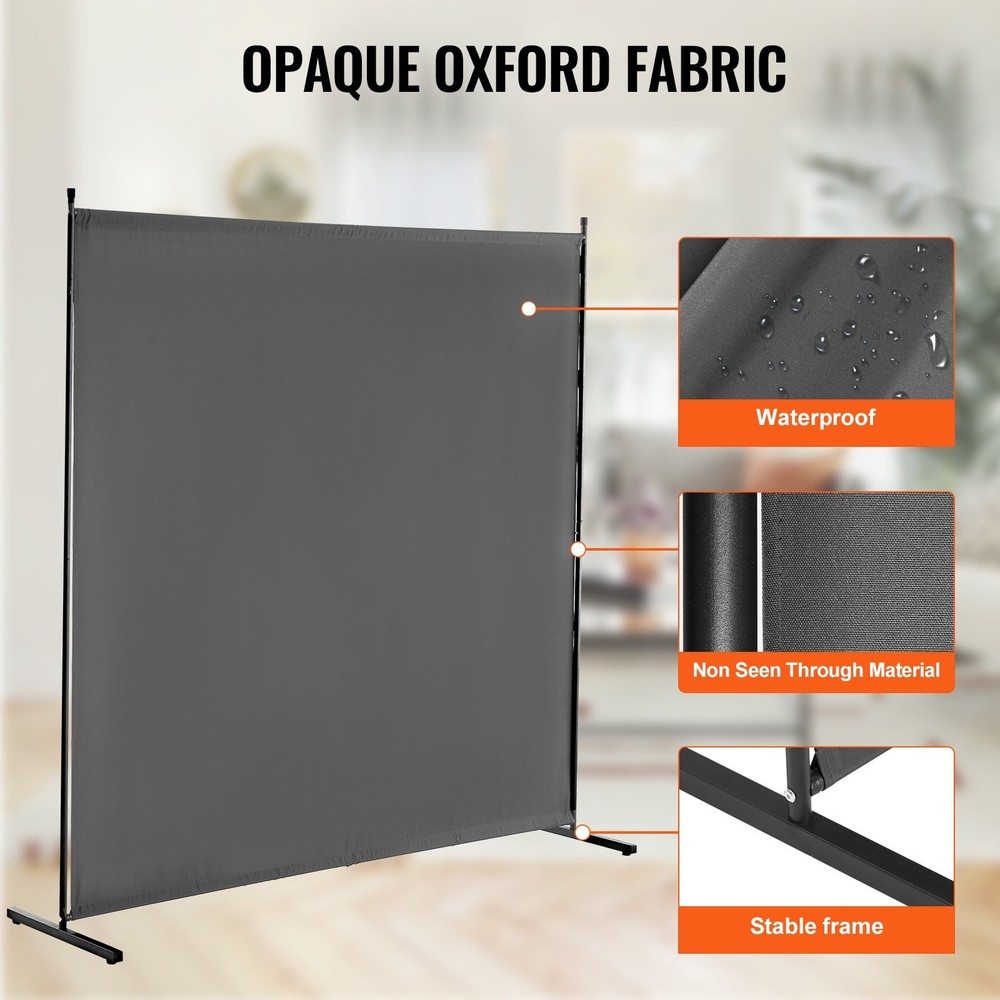 Room Divider, Single Panel Room Divider, 6FT Privacy Screen Indoor, Partition Di