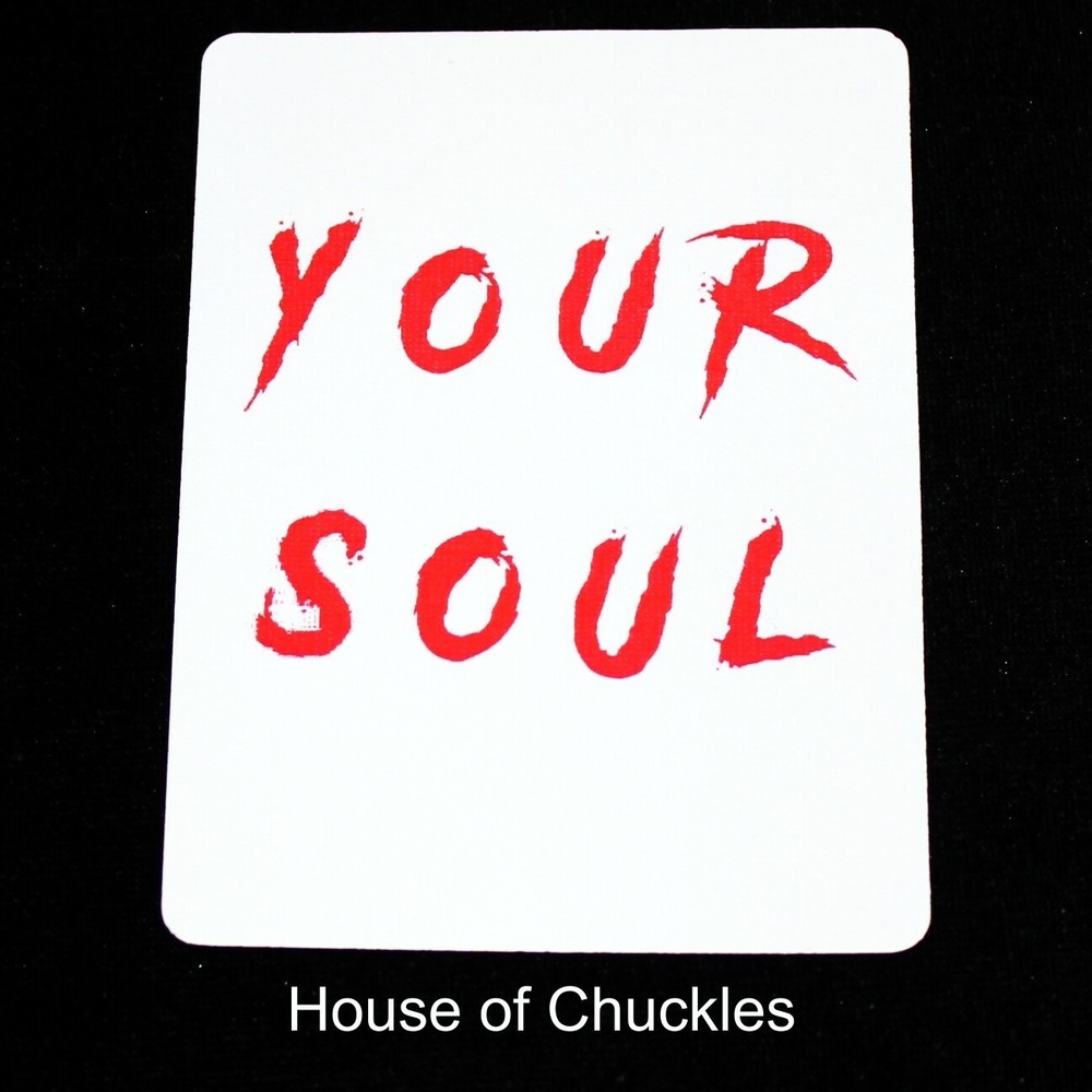 Your Soul, Bicycle Printed Gaff Card, Blue