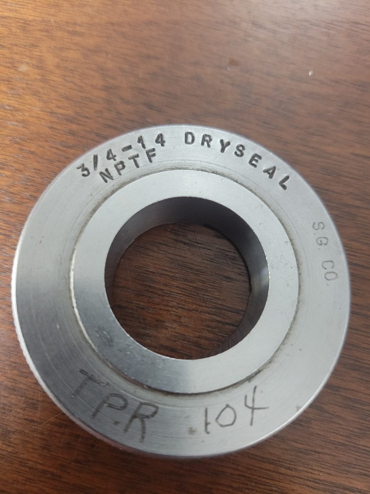 3/4-14 NPTF DRYSEAL THREADED PLUG GAUGE