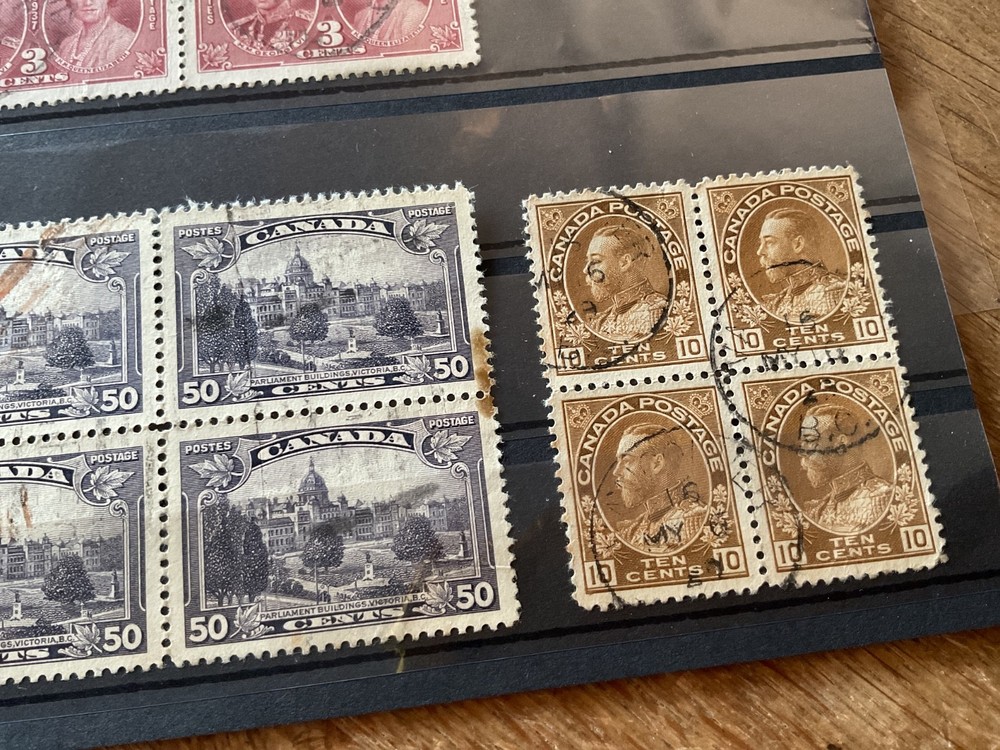 Canada used blocks stamps B1721