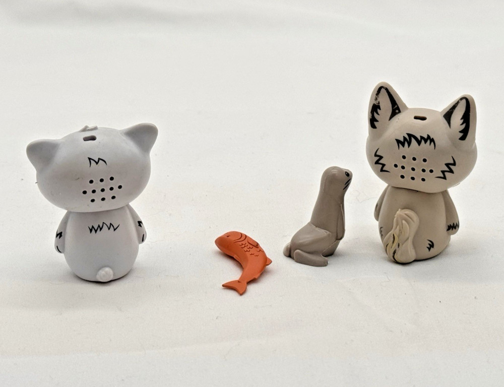 HEXBUG Lil Nature Babies Playset Replacement Figures Polar Bear Fish Seal Wolf