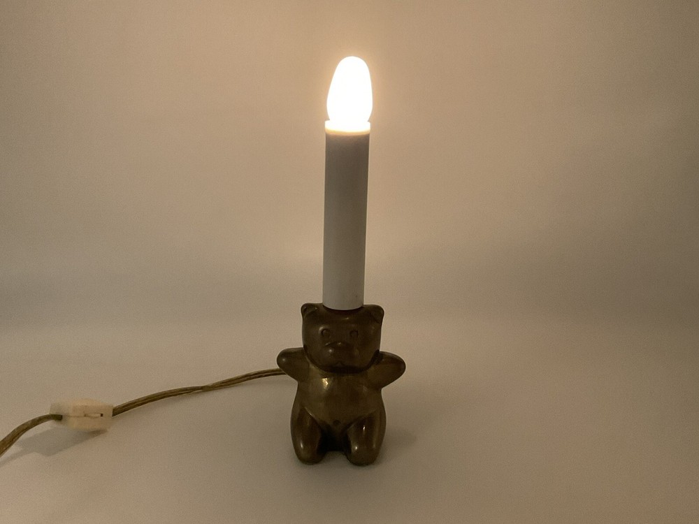 Teddy Bear brass light